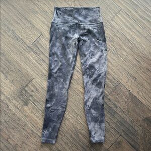 lululemon athletica Charcoal Marble Leggings